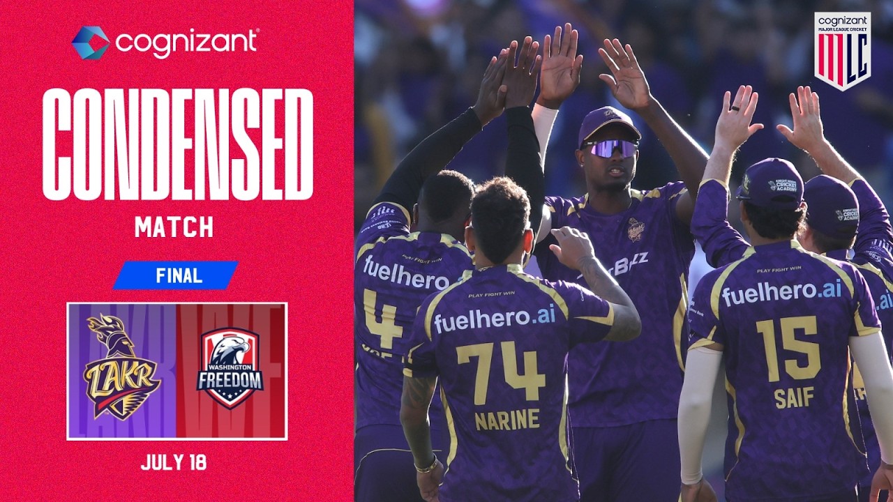 Cognizant Condensed Match | LA Knight Riders vs Washington Freedom | Championship Match