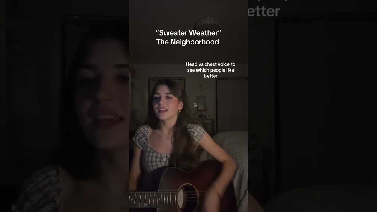 &ldquo;Sweater Weather&rdquo; The Neighborhood chest voice