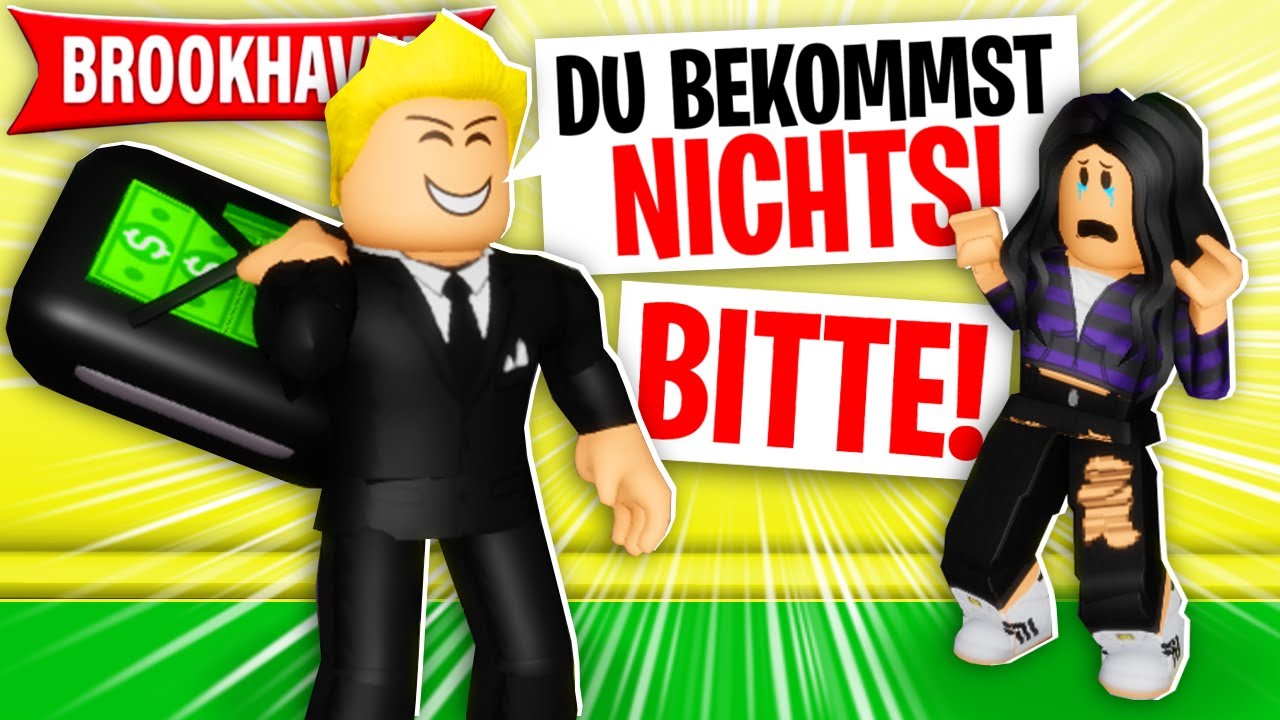ICH bin REICH und BÖSE STIEFMUTTER bekommt NICHTS! 😱 (Roblox Brookhaven 🏡RP | Story Deutsch)
