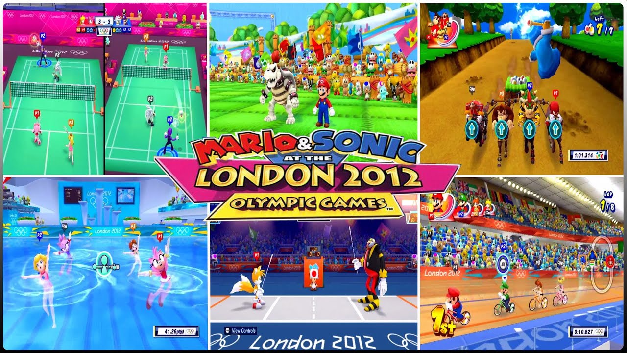 Mario & Sonic at the London 2012 Olympic Games - nintendo wii minigames
