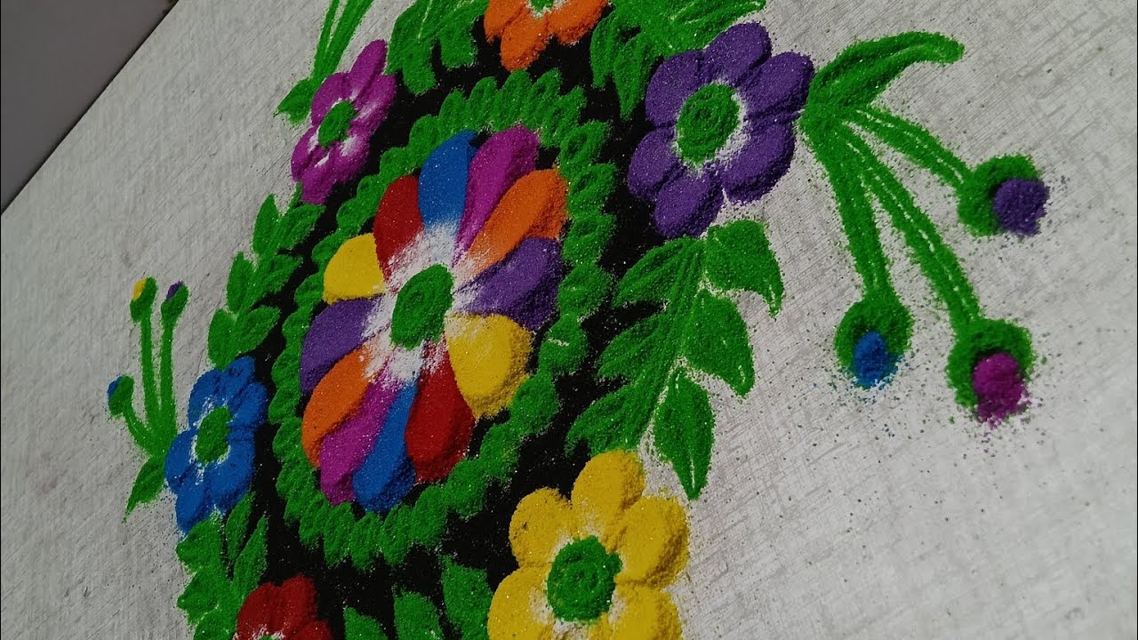 Simple Rangoli designs 