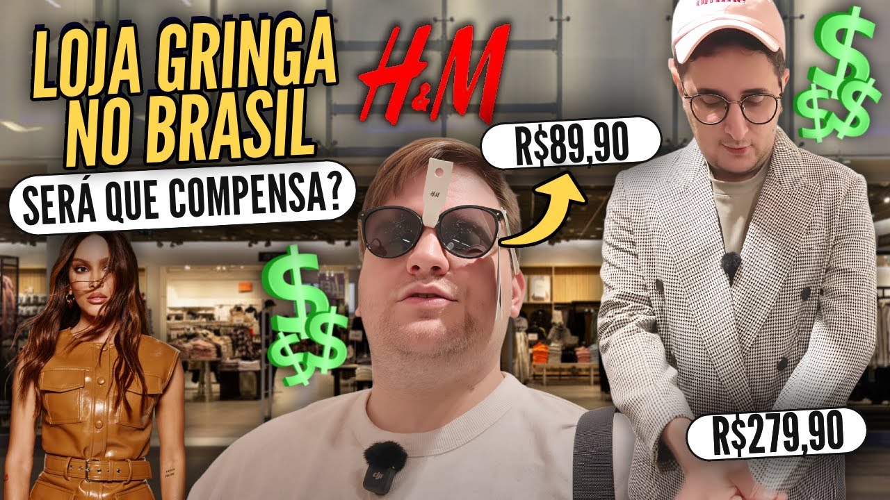 TOUR pela PRIMEIRA LOJA da H&M no BRASIL: Compensa?