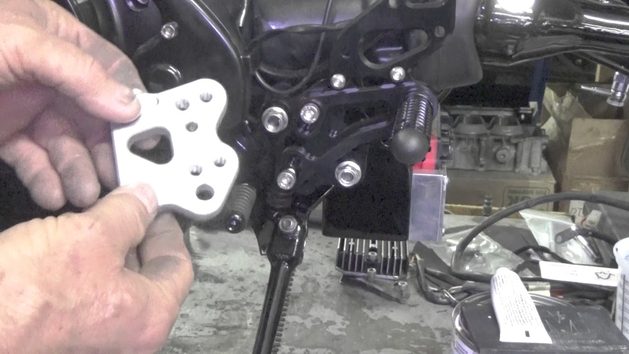 GSXR rearsets for your Virago Cafe Racer part 1
