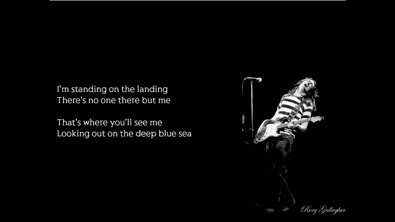Rory Gallagher - A Million Miles Away (Lyrics)