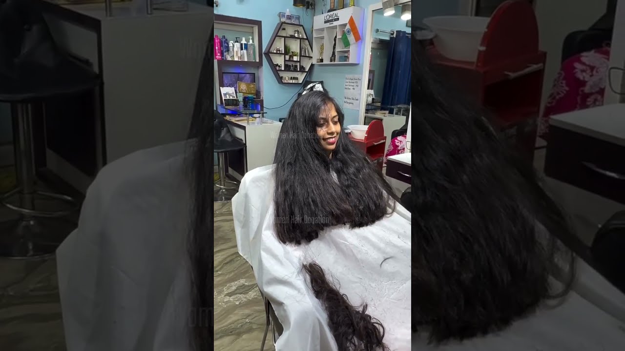 নতুন বছরের আমি লুক চেঞ্জ করে নিলাম #hairstyle #haircut #newlook #womenhaircut #haircutvolg #longhair