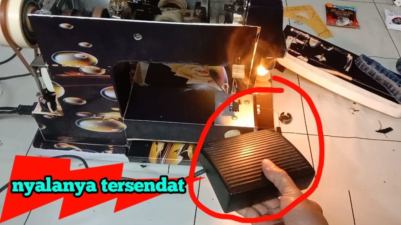 PENYEBAB MESIN JAHIT PORTABEL JALANNYA  LAMBAT & TERSENDAT, MESIN JAHIT PORTABEL JALANNYA PELAN