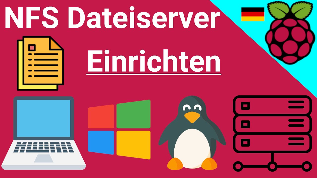 NFS-Server v3 auf dem Raspberry Pi installieren, Freigabe unter Windows UND Linux nutzen! Fileserver