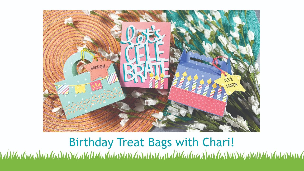 Birthday treat tags with Chari