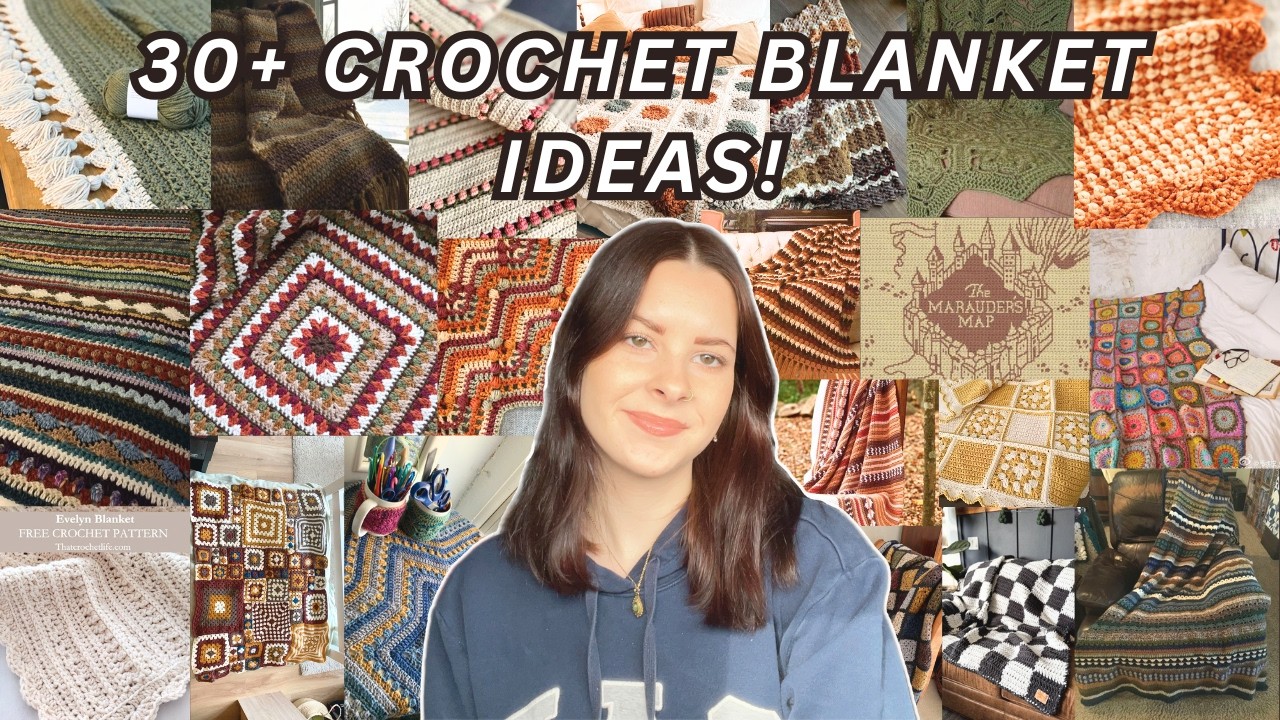 30+ crochet blanket ideas!