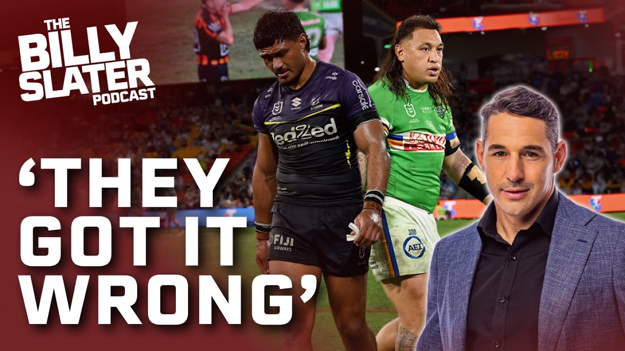 Legend UNHAPPY with controversial sin bins: Billy Slater Podcast Ep11 | NRL on Nine