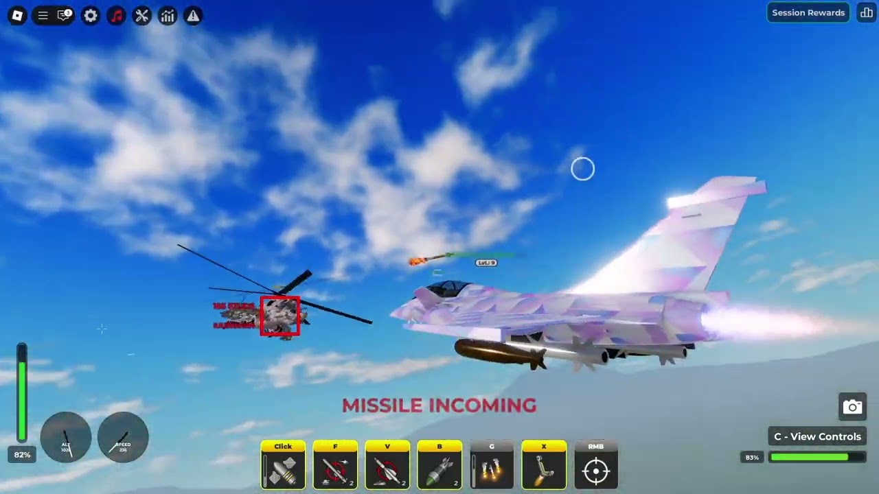 Destroying War Tycoon server with the best French plane