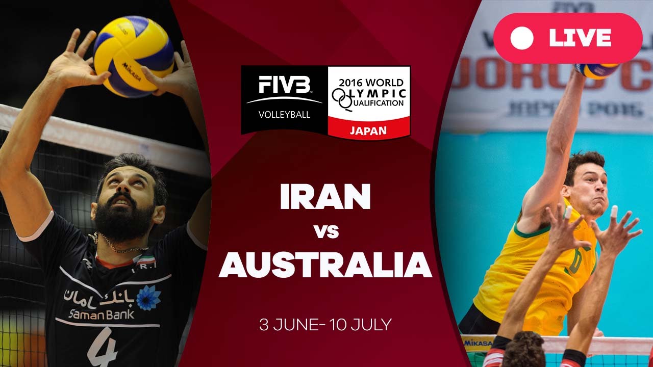 Iran v Australia - 2016 Men's World Olympic Qualification Tournament