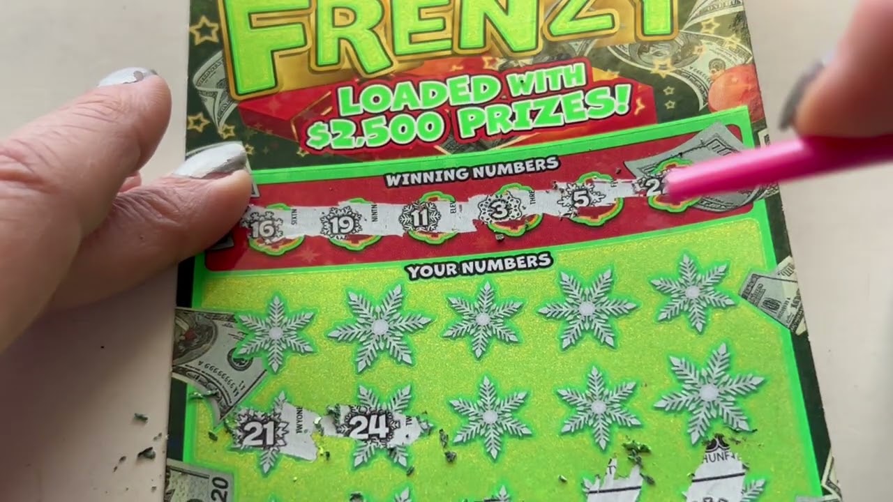 2,500 Festive Frenzy Pennsylvania Lottery and 500 Frenzy Tennessee Lottery