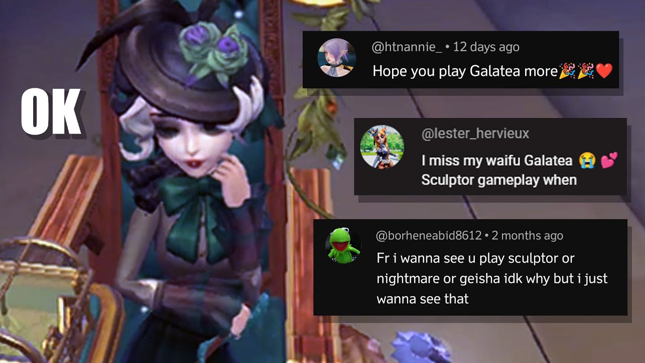 Sculptor Gameplay As You Requested 🗿​ Identity V Galatea