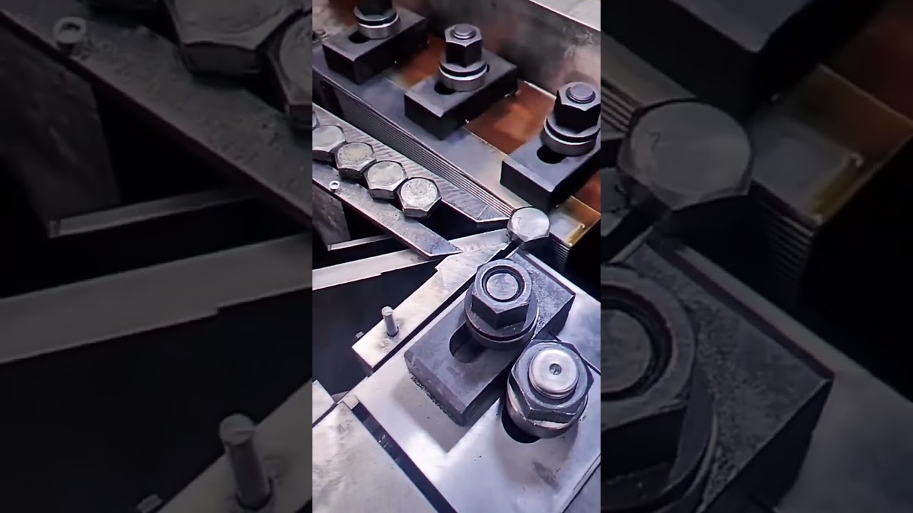 thread rolling bolt making, metal processing cnc #shorts #top #today #facts