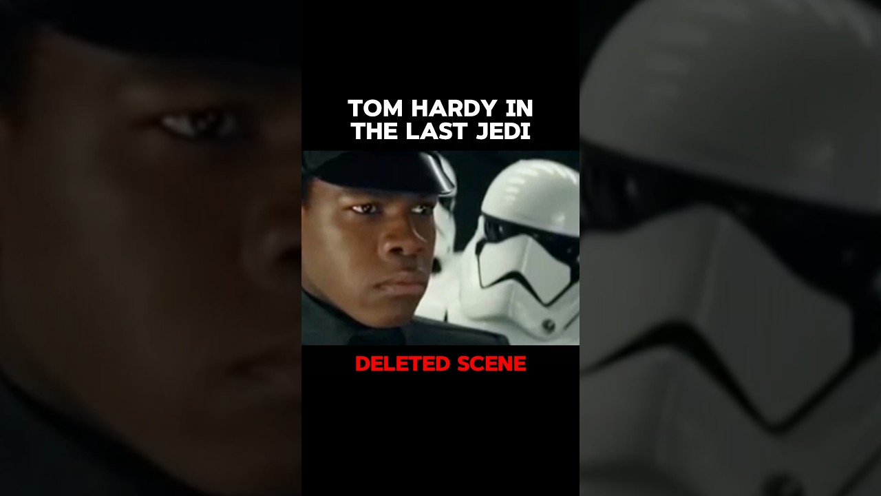 Tom Hardy as a Stormtrooper in a deleted scene from TLJ | Star Wars