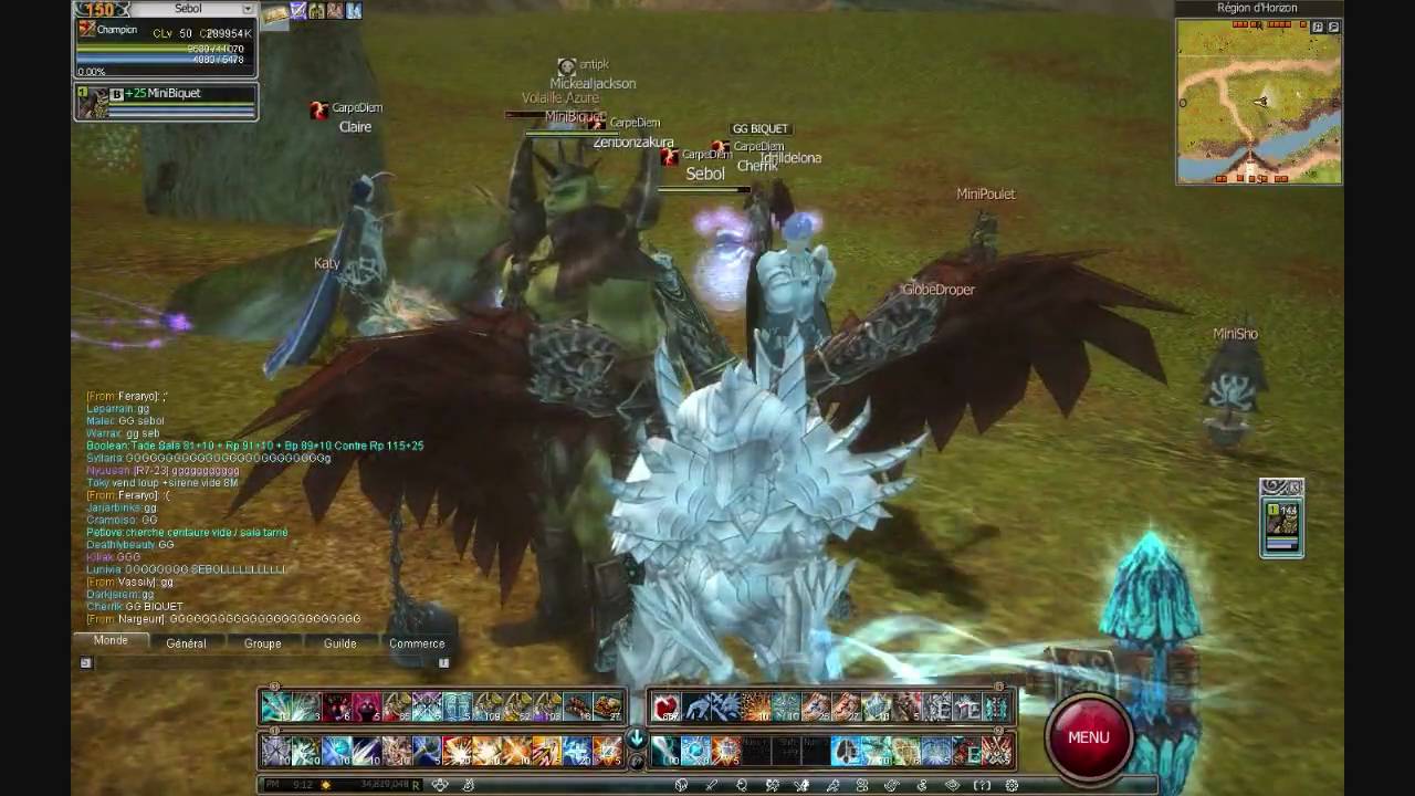 Rappelz Sebol R7 ( Pyroxia ) Champion ( Soldier )