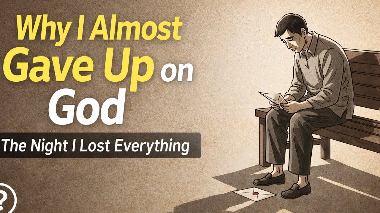 I Almost Gave Up on God | A True Story That Restored My Faith When I Lost Everything