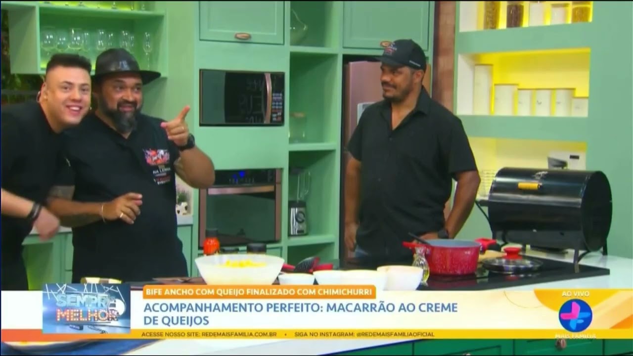BBQ NA LENHA  na TV  Rede Mais Família 