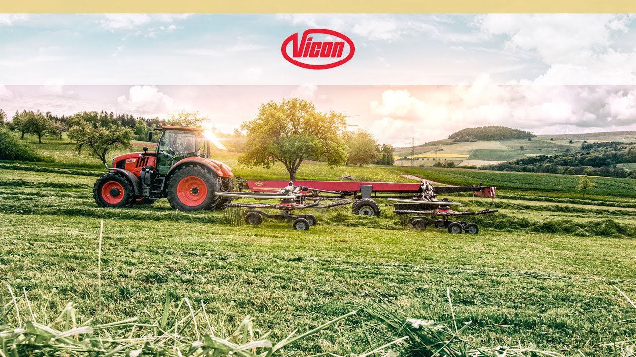 Vicon Andex 1304 Pro &ndash; Four Rotor Center Swath Rake