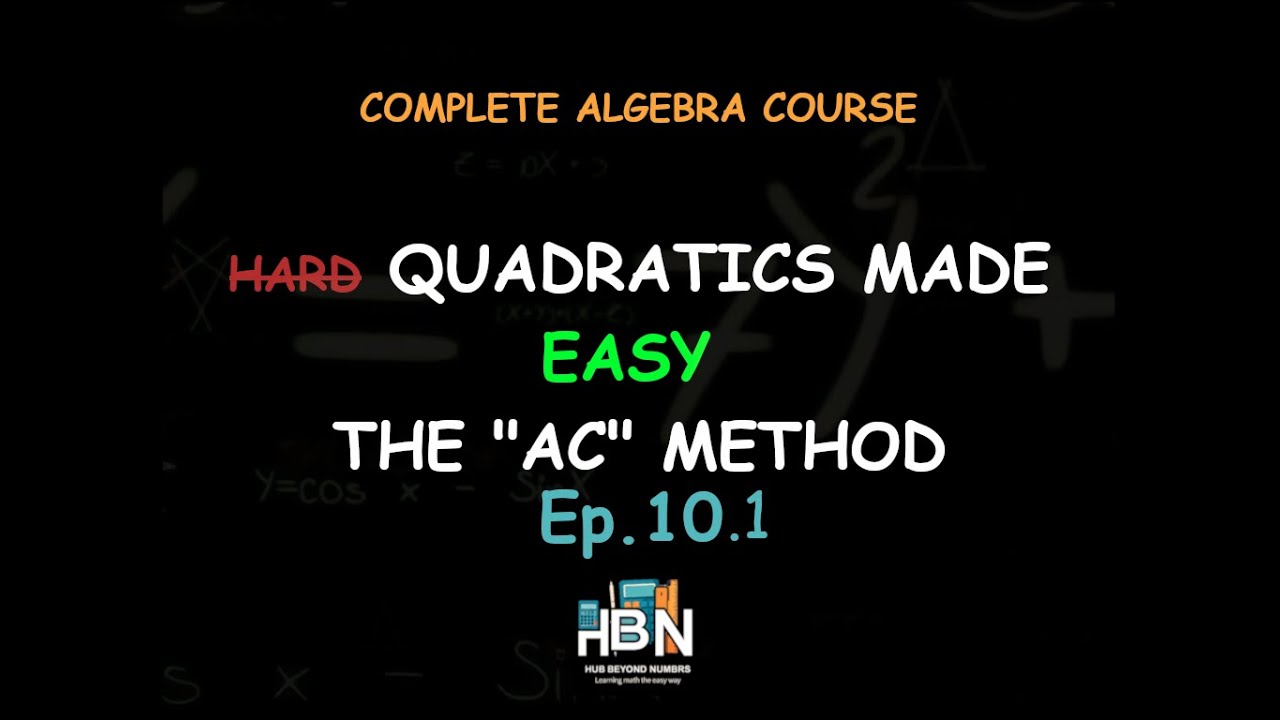 Factorizing Quadratic Trinomials (Case 2) | Splitting the Middle Term ax^2 + bx + c
