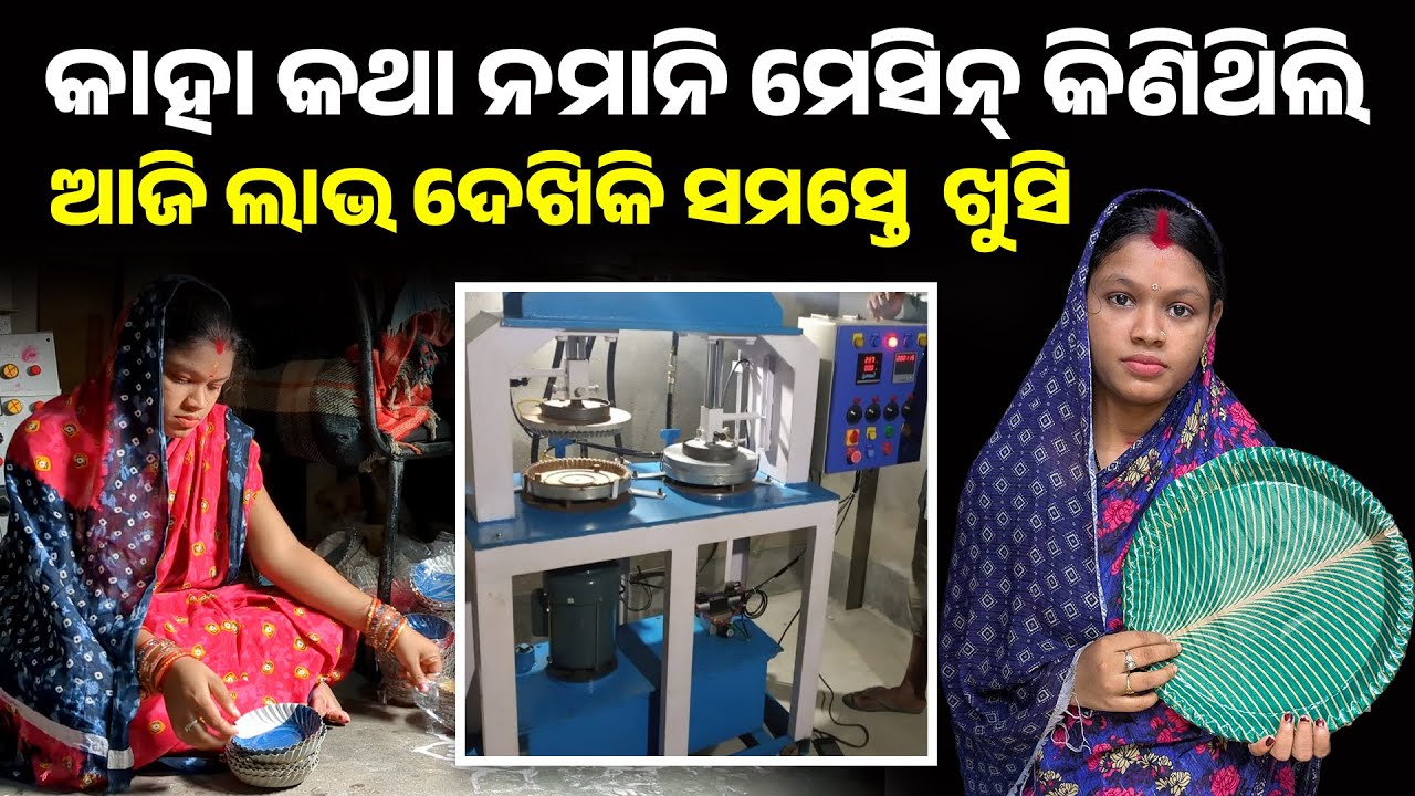 Paper Plate business in Odisha | New business idea | best business in Odisha village