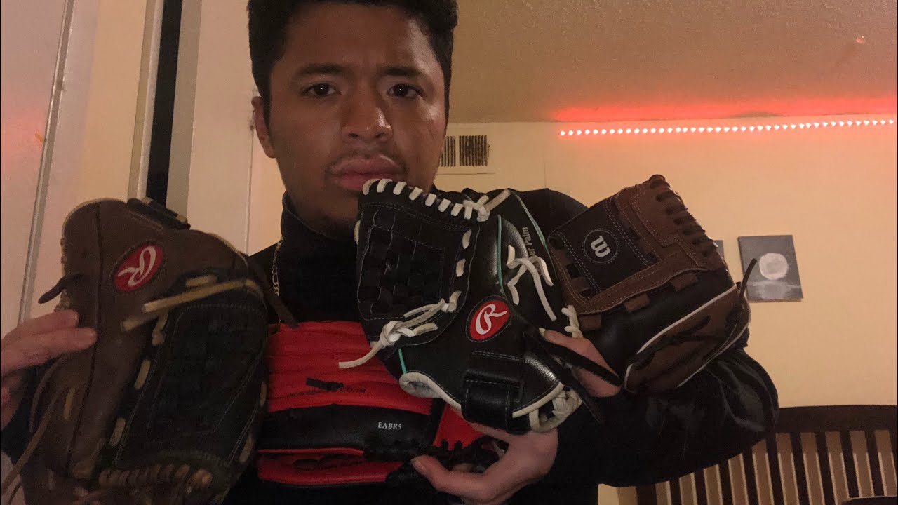 Asmr baseball gloves sounds