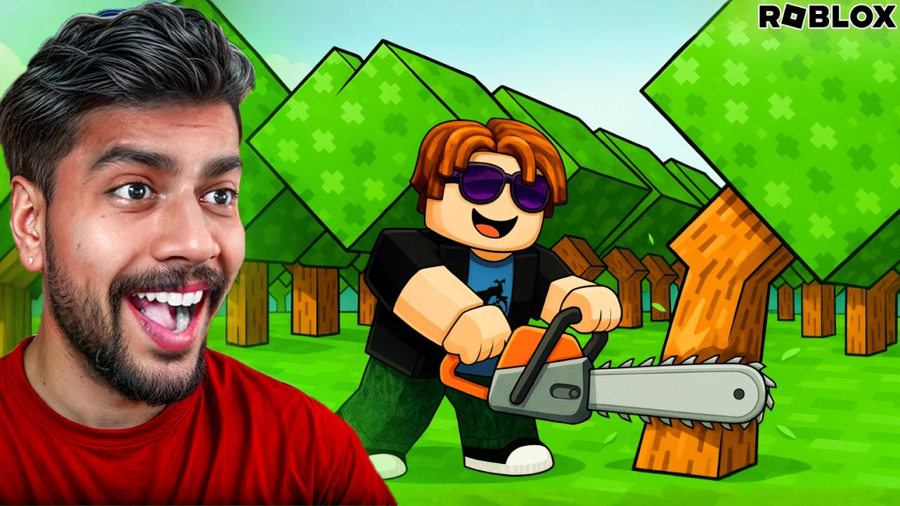 Cutting Down 1 Million Trees in Roblox Cut Trees!!