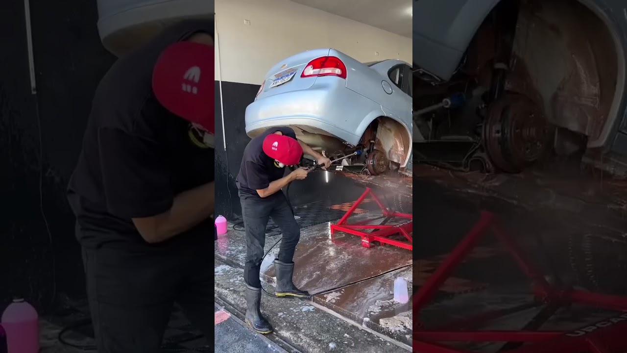 Lavagem detalhada de chassi #asmr #automobile #esteticista #explore #detailing #esteticabrasil