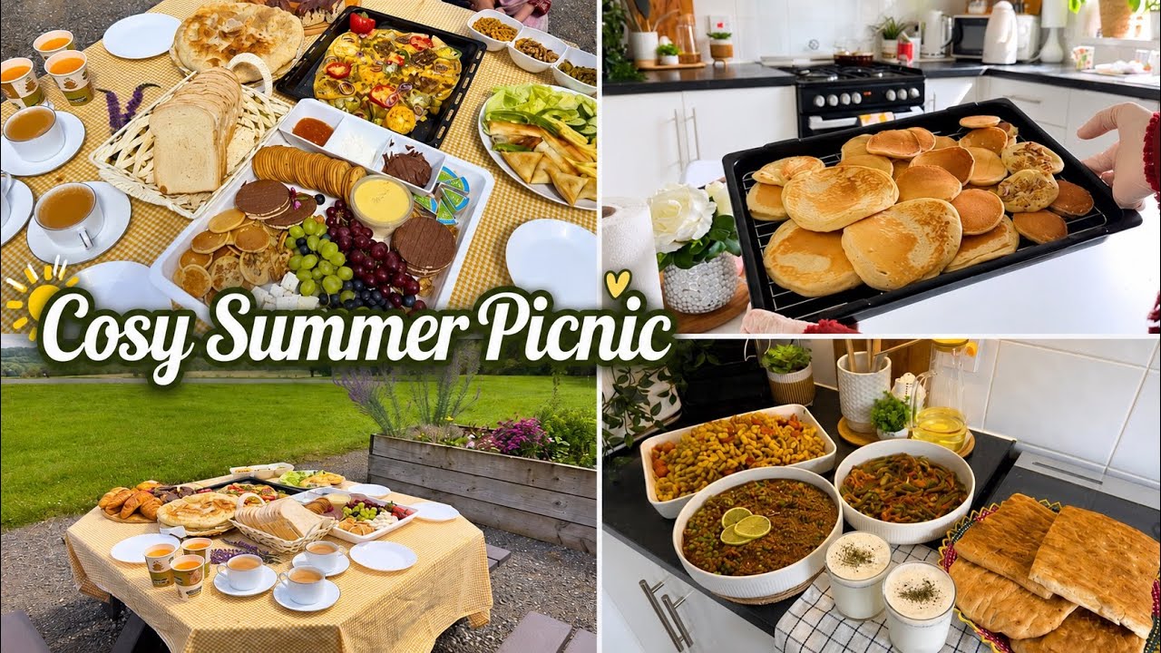 A Slow Summer Day 🌼 | Cosy Breakfast Picnic with Friends & Homemade Comfort Food