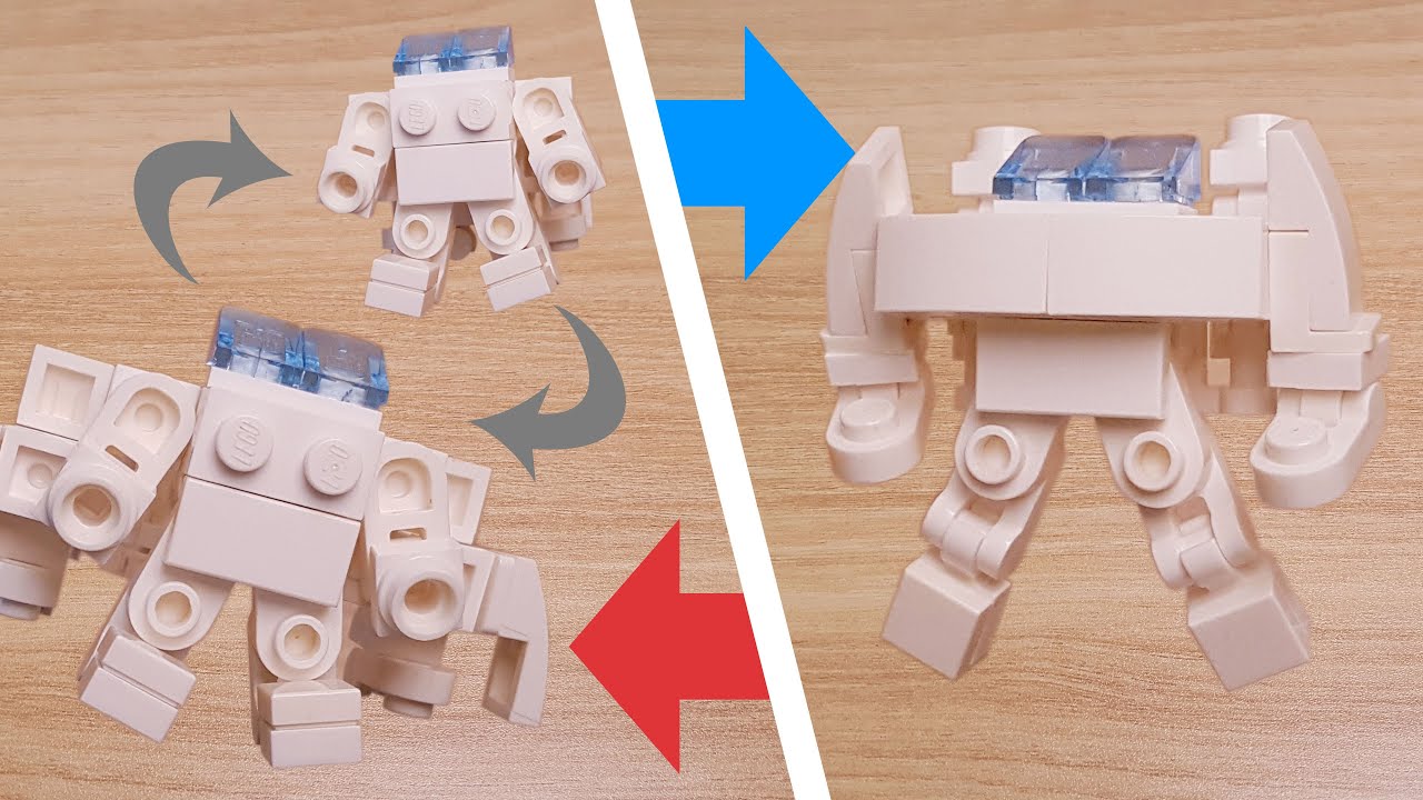 Micro LEGO brick 138 universe Rescue Boy transformer mech - Rescue Boy Z #LEGO #MOC #transformers