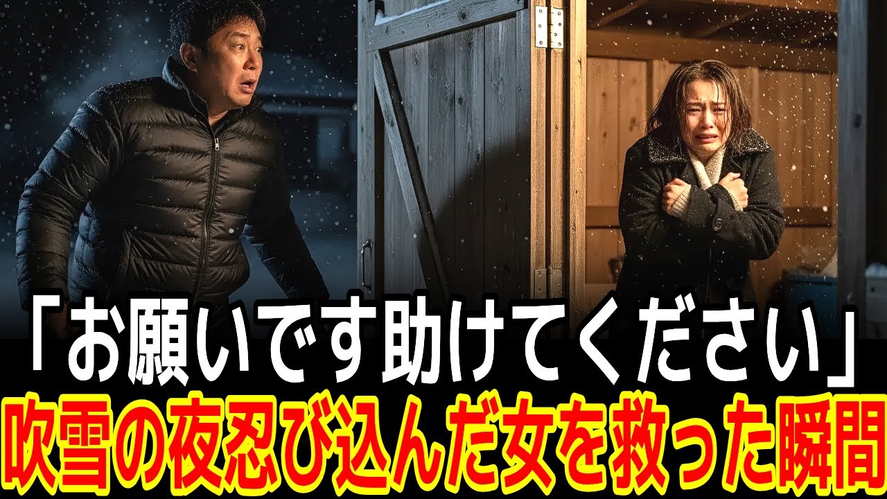 「お願いです、助けてください」吹雪の夜、忍び込んだ女を救った瞬間|感動の実話|衝撃の逆転劇|人生ドラマ|
