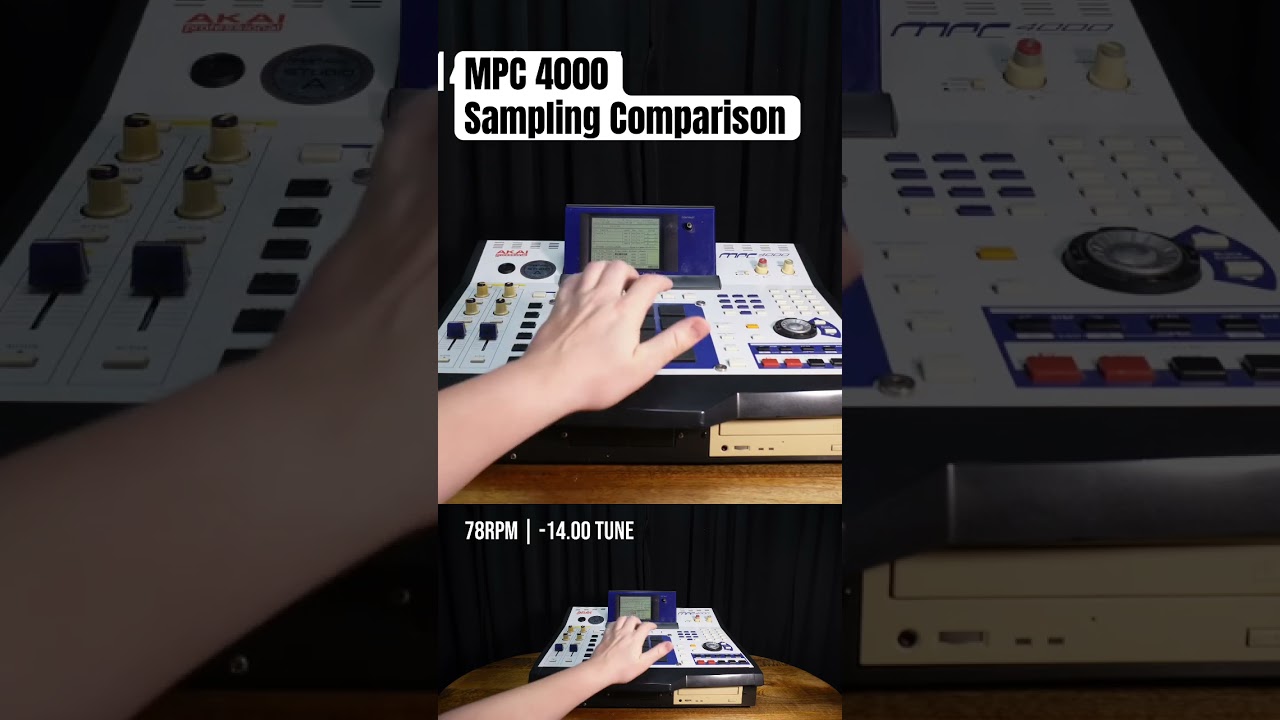 Part 2 - Akai MPC 4000 Sampling Comparison #mpc4000 #hiphop #beatmaking