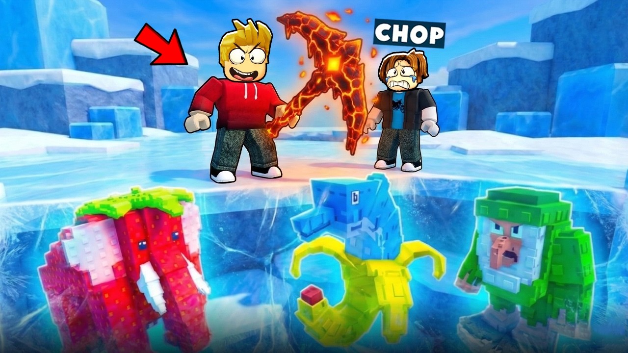 ROBLOX CHOP AND FROSTY MINE MOUNTAIN FOR BRAINROTS