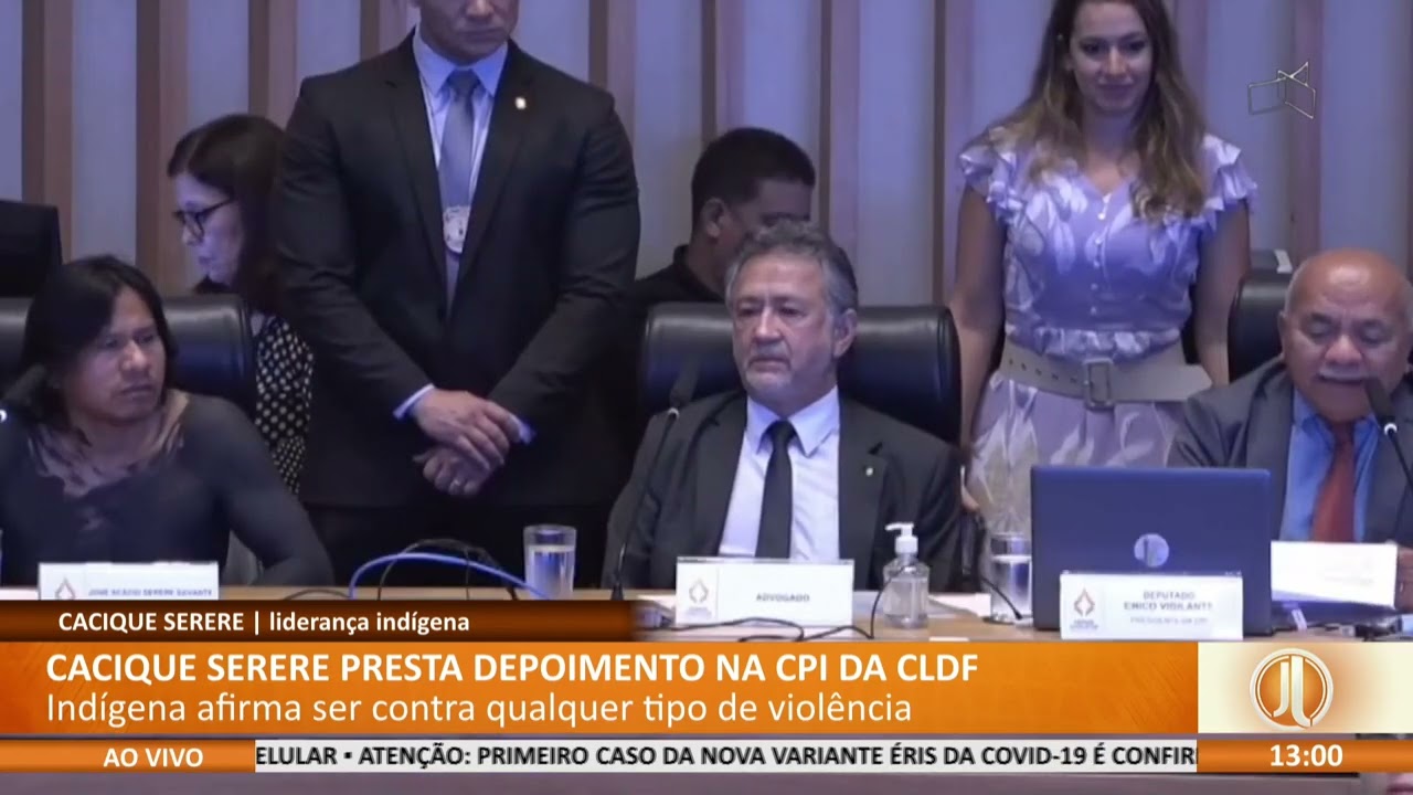 JL  - Cacique Serere presta depoimento na CPI da CLDF
