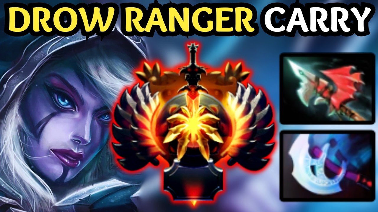 🔥 MASTER DROW RANGER Carry — Perfect Positioning Wins Games 🔥 Dota 2 Gameplay
