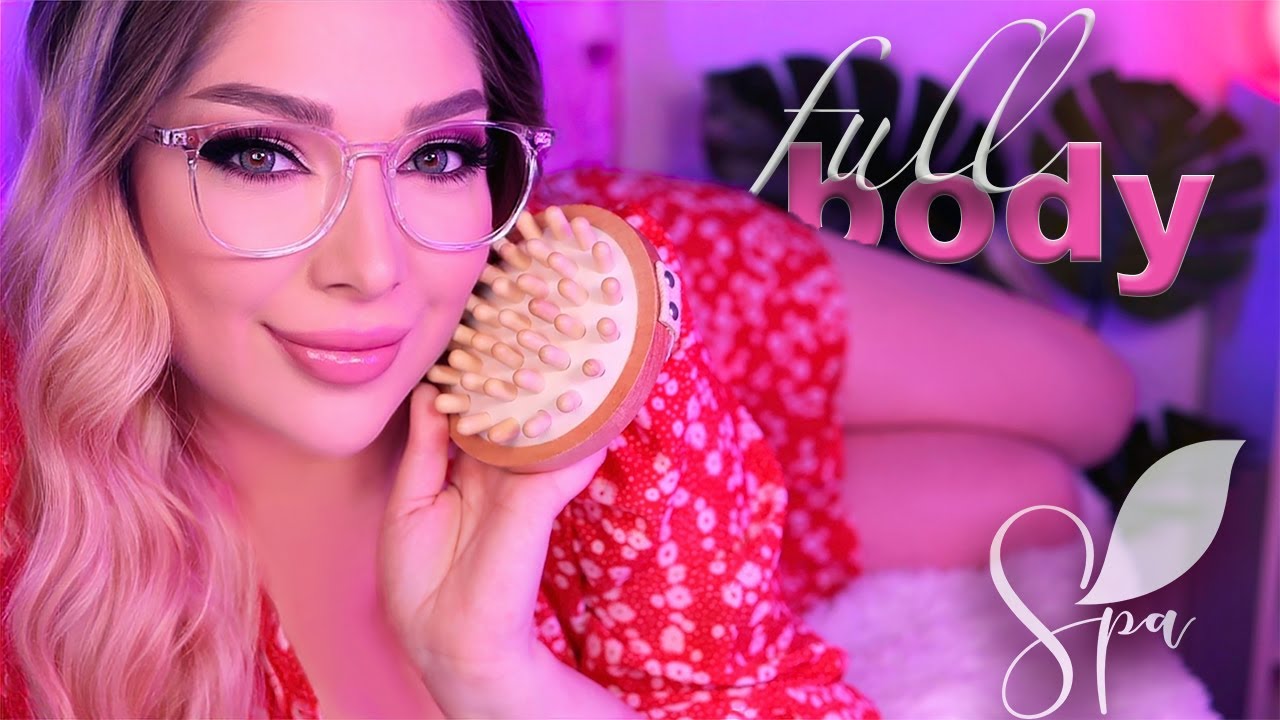 ASMR FULL BODY MASSAGE ❤︎ Real Body Relaxing Spa, Personal Attention, Relaxing Music