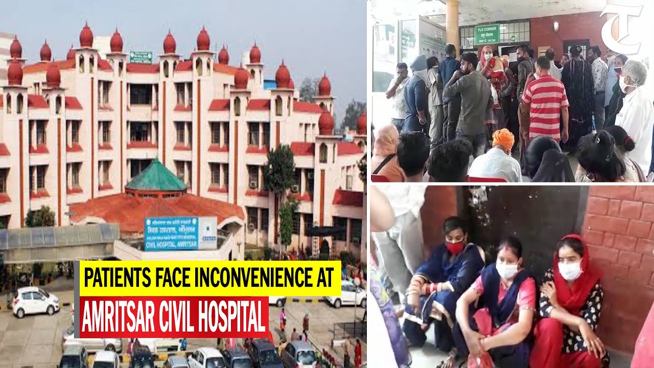 Amritsar: People face inconvenience at civil hospital for Covid testing
