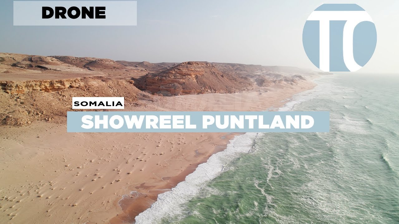 Drone video of Puntland, Somalia.
