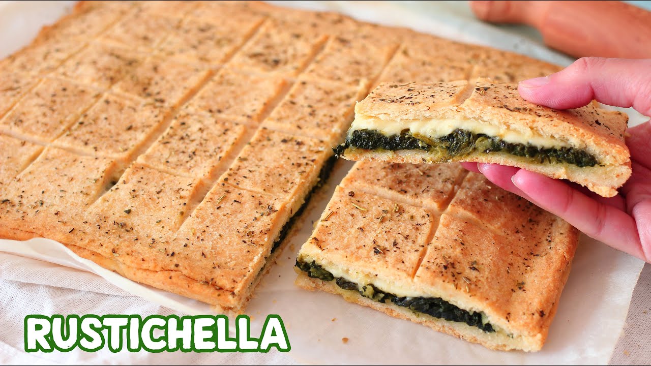 RUSTICHELLA RIPIENA - Torta Rustica con le verdure e formaggio - Ricetta Facile - Rustic Pie
