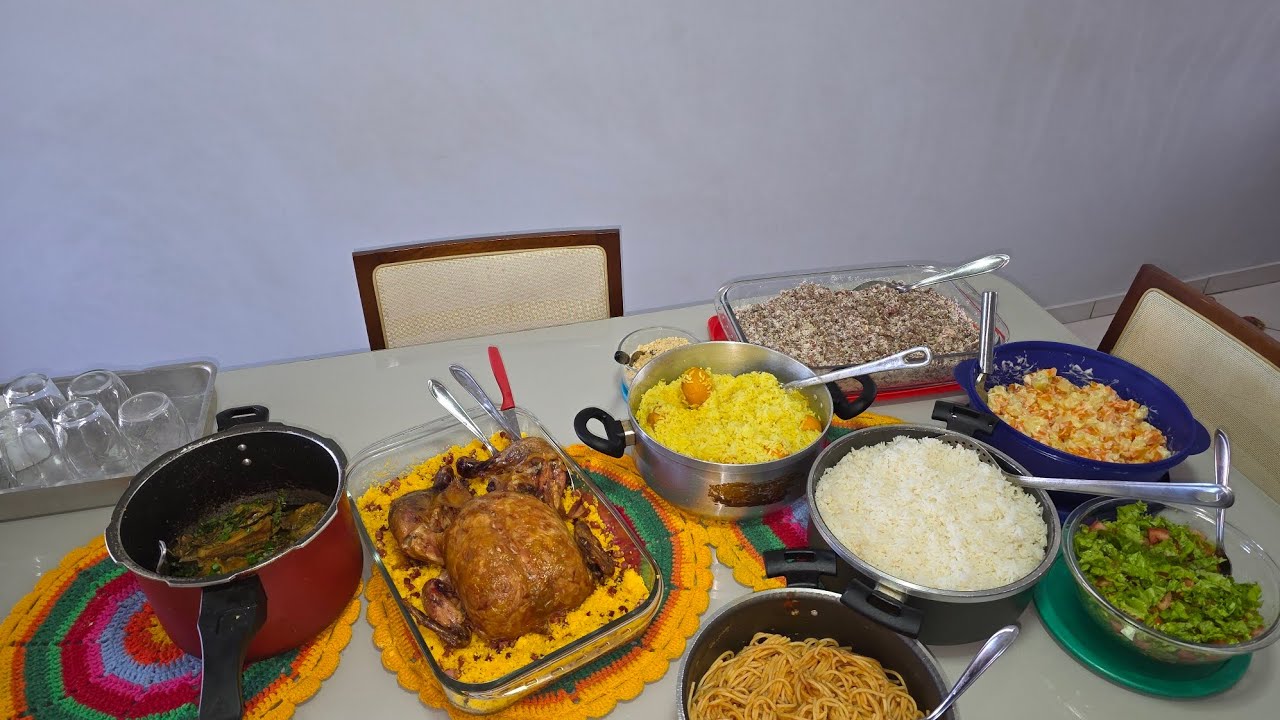 FIZ UM ALMOÇO CAPRICHADO PARA RECEBER ELAS / GILBERTO VOLTOU!