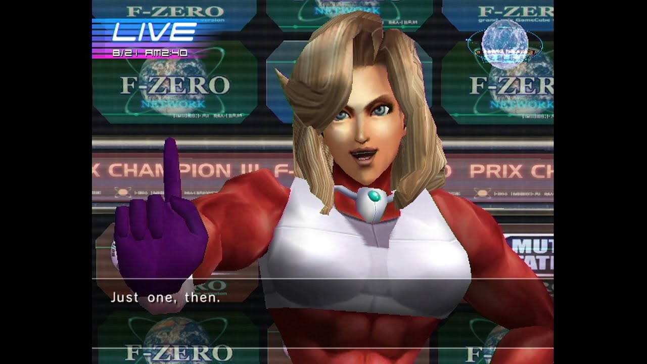 F-Zero GX TV Interviews in HD: Pilot #21 - Mrs. Arrow