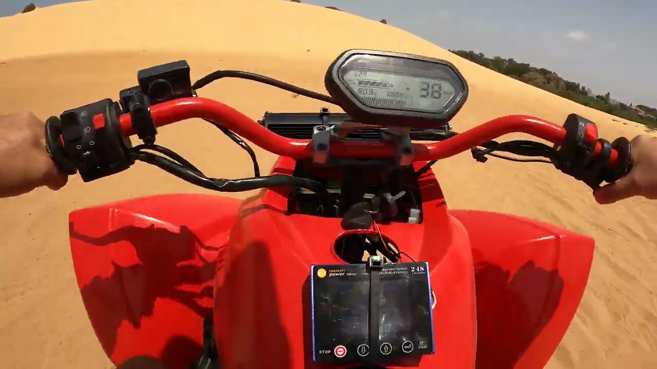 קובי התלונן שאין לו כח אז שדרגתי אותו  Electric ATV Power Boost UG