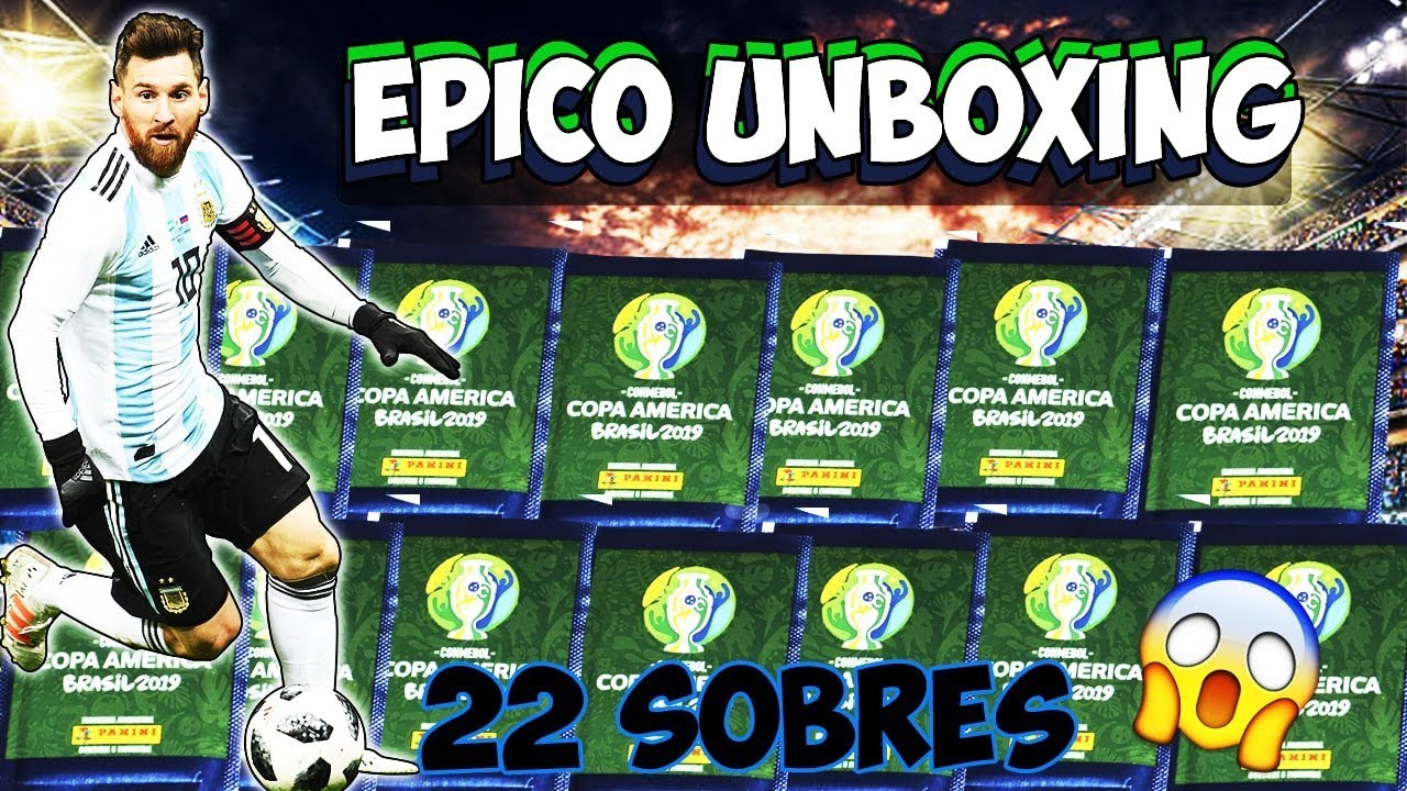 Unboxing Figuritas Copa America Brasil 2019
