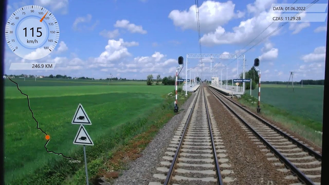 [Rearview] POZNAŃ GŁÓWNY - KRAKÓW GŁÓWNY - | IC 