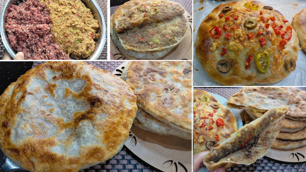 ضاعفنا كمية اللحمه من غير منغير طعمها واكلنا عيلة بحالها باحلي فطير لحمه بدون تخمير