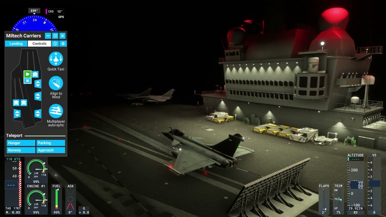 décollage PA et arrivé LFQQ en Rafale