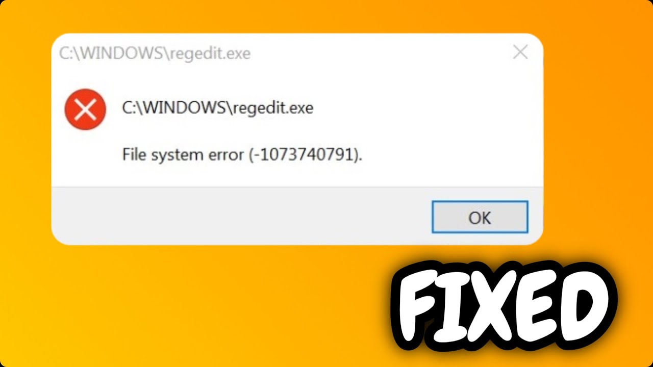 (FIXED) File System error (-1073740791)