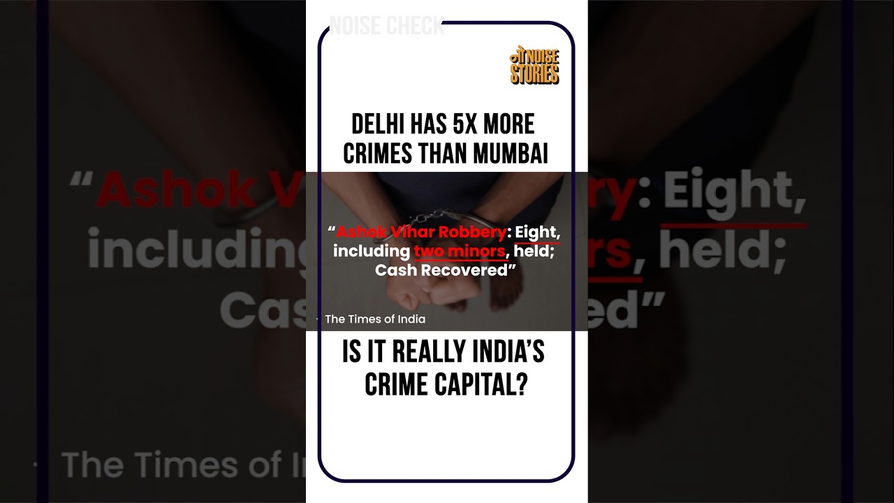 Delhi vs Mumbai: The Shocking Crime Gap You Need to See