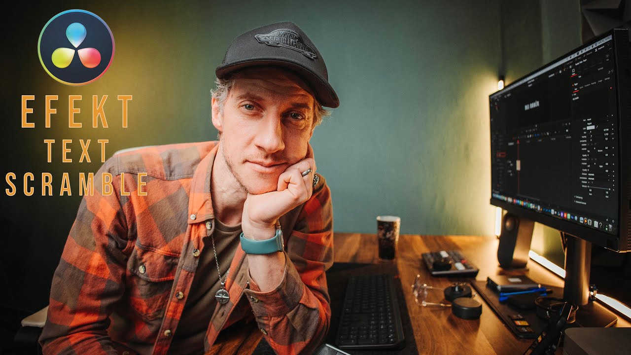Jak udělat efekt TextScramble - DaVinci Resolve Tips